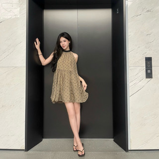 Váy voan chấm bi 2 lớp dáng xoè - Pearla.studio