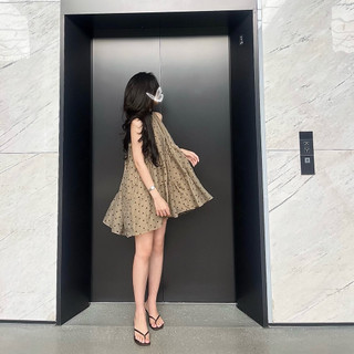 Váy voan chấm bi 2 lớp dáng xoè - Pearla.studio