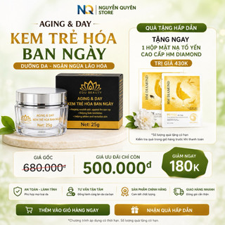 AGING & DAY – KEM TRẺ HÓA BAN NGÀY ✨ Dưỡng ẩm – Làm mềm mịn da – Hỗ trợ ngăn ngừa lão hóa