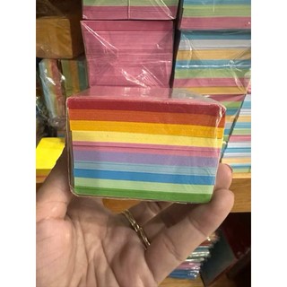 Giấy note màu không keo nhiều size 500-700 tờ, giấy thủ công ghi chú xếp hạc handmade G2