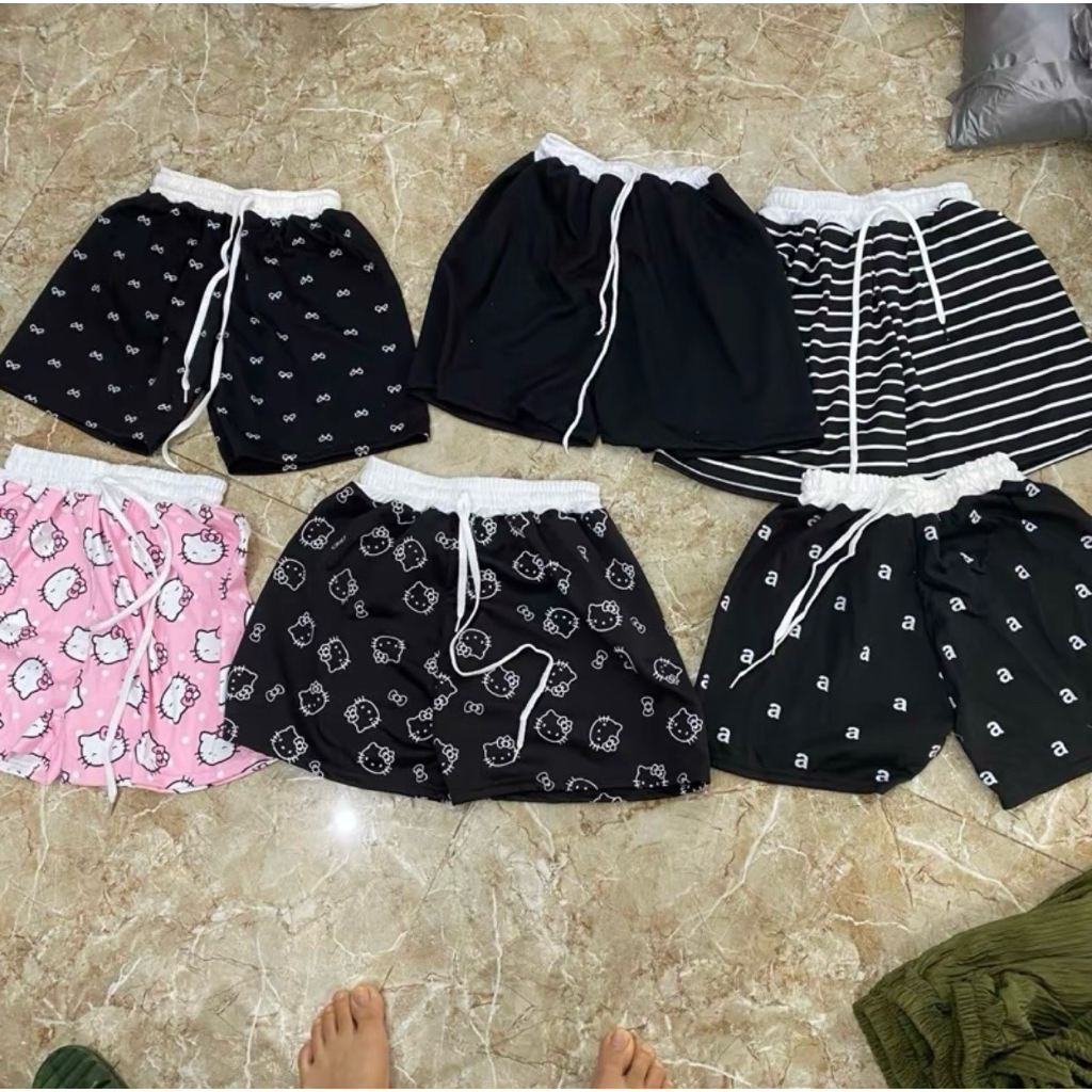 Nhiều mẫu quần đùi short nữ  in hình cạp chun rút | BigBuy360 - bigbuy360.vn