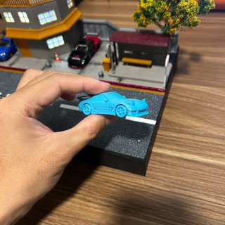 Mazda rx-7 in 3D màu ngẫu nhiên tỉ lệ 1/64 trang trí diorama - mô hình xe 1/64 trang trí diorama - phụ kiên diorama 1/64