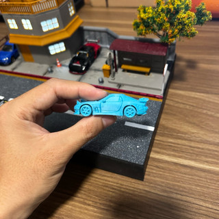Mazda rx-7 in 3D màu ngẫu nhiên tỉ lệ 1/64 trang trí diorama - mô hình xe 1/64 trang trí diorama - phụ kiên diorama 1/64