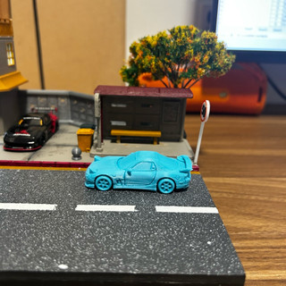 Mazda rx-7 in 3D màu ngẫu nhiên tỉ lệ 1/64 trang trí diorama - mô hình xe 1/64 trang trí diorama - phụ kiên diorama 1/64