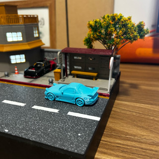 Mazda rx-7 in 3D màu ngẫu nhiên tỉ lệ 1/64 trang trí diorama - mô hình xe 1/64 trang trí diorama - phụ kiên diorama 1/64