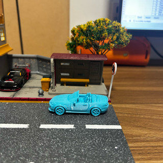 Mazda mx-5 in 3D màu ngẫu nhiên tỉ lệ 1/64 trang trí diorama - mô hình xe 1/64 trang trí diorama - phụ kiên diorama 1/64