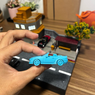 Mazda mx-5 in 3D màu ngẫu nhiên tỉ lệ 1/64 trang trí diorama - mô hình xe 1/64 trang trí diorama - phụ kiên diorama 1/64