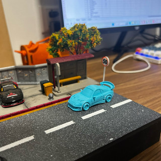Toyota supra MK4 in 3D màu ngẫu nhiên tỉ lệ 1/64 trang trí diorama - mô hình xe 1/64 trang trí diorama - phụ kiện dioram