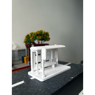 Trạm Bus trang trí diorama 1/64 - phụ kiện trang trí diorama 1/64 - phụ kiện trưng bày xe mô hình 1/64 - hotwheel