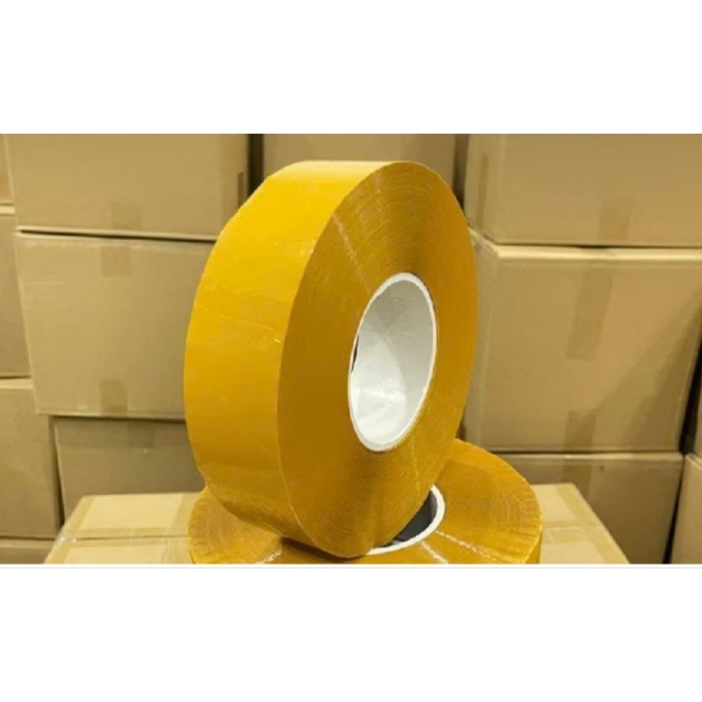 1 cuộn băng dính băng keo 1kg, lõi nhựa mỏng