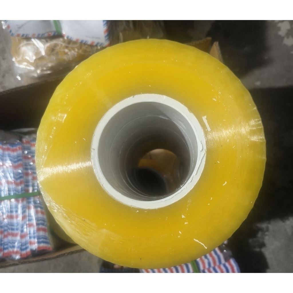 1 cuộn băng dính băng keo 1kg, lõi nhựa mỏng