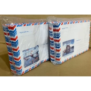 Set 2 túi phong bì thư, phong bì bưu điện loại đẹp có keo dán