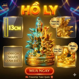 Tượng Decor Hồ Ly 12cm Tinh Xảo Cho Không Gian Nội Thất