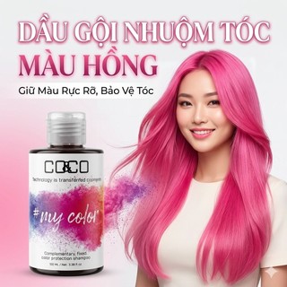 Dầu Gội Nhuộm Tóc, Bù Màu Hồng C0&C0 150ml/300ml