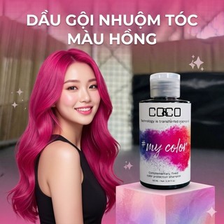 Dầu Gội Nhuộm Tóc, Bù Màu Hồng C0&C0 150ml/300ml