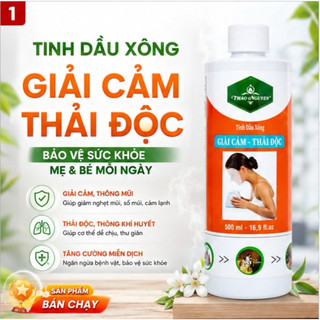 Tinh dầu xông Thảo Nguyên giải cảm, thải độc ngừa bệnh lây qua đường hô hấp (500ml