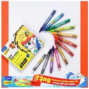 Compo 10 hộp Sáp Màu Thiên Long Colokit CRC015, CRC016 (10 cây/ hộp)