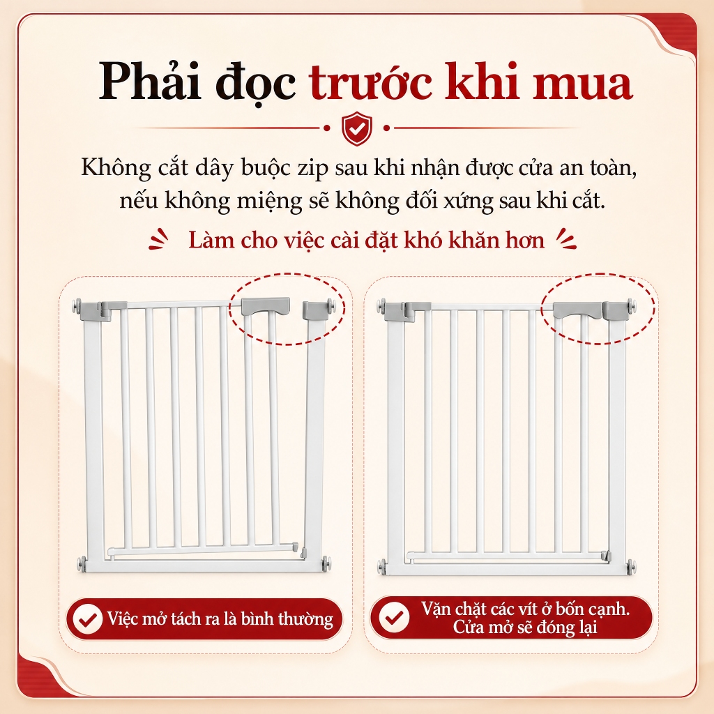 Thanh chắn cửa,Thanh chắn cầu thang,Chắn cầu thang an toàn cho bé KHÔNG khoan đục Khóa 2 chiều Dễ dàng lắp đặt