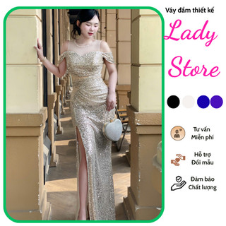 Đầm dạ hội trung niên dáng dài có đủ size đủ màu[damvaythietke] xanh, tím, trắng, đen, đi dự tiệc,cưới, party,... M135