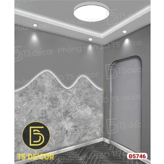 Phông nền Livestream xám xi măng trơn 3D 5D TS Decor, background chụp ảnh tối giản hiện đại, phù hợp live bán hàng