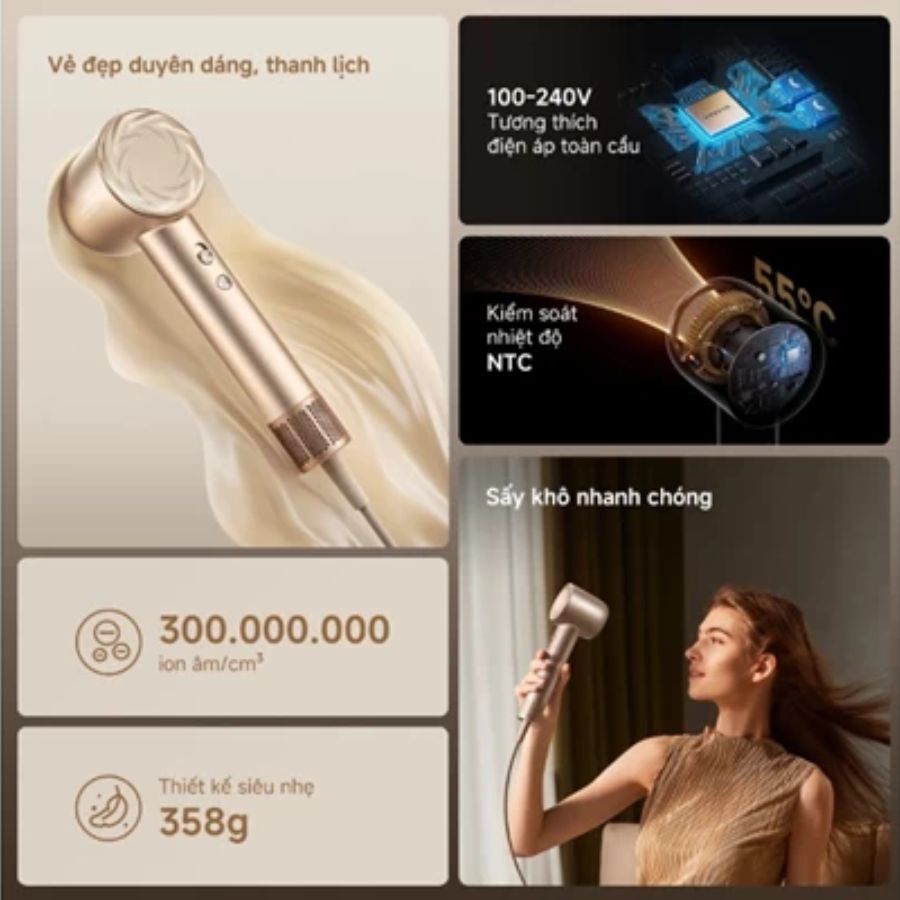 Máy sấy tóc Dreame Glory Uni - Chính hãng | Shopee Việt Nam