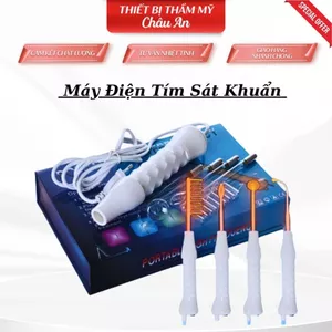 Máy Điện Tím, Máy S.át K.huẩn, Giúp Se Đầu Mụn, Thiết Kế Cầm Tay Sau Khi Nặn Mụn, Bảo Hành 6 Tháng