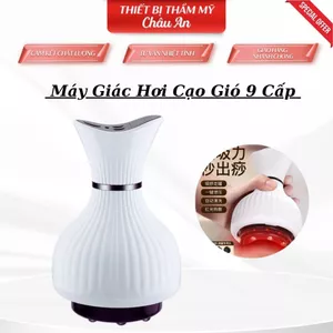 Máy Giác Hơi, Cạo Gió 9 Cấp Độ Giúp Đả Thông Kinh Mạch Thiết Kế Cầm Tay Nhỏ Gọn Tiện Dụng Với 3 Đầu Thay Thế