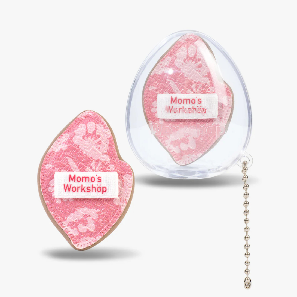 Bông Mút Tán Má Hồng - Che Khuyết Điểm Ốc Hồng Momo's Workshop Momoland Airy Mallow Jet Puff-Blush Tides Dry Use (1pcs)