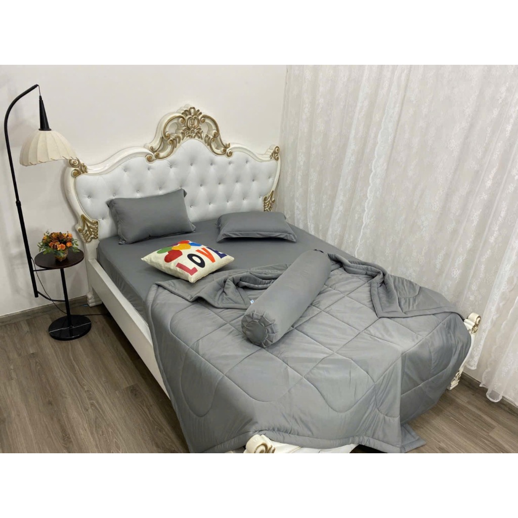 Mền thun Hàn Quốc trơn 1 màu Aniva Home, mềm mại, co giãn tốt, thoáng mát, êm ái, sử dụng lâu dài