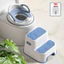 Ghế bậc thang cho bé đa năng NUMbaby ghế kê chân Toilet cho bé để chân bồn cầu gác chân cho bé chống táo bón (bậc hồng)