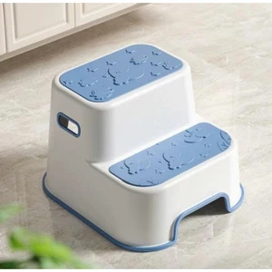 Ghế bồn cầu cho bé đa năng NUMbaby ghế kê chân Toilet cho bé để chân bồn cầu gác chân cho bé chống táo bón-xanh