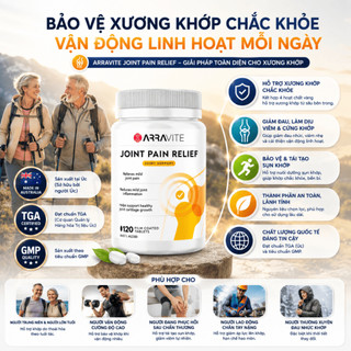 ARRAVITE Joint Pain Relief Australia – Hỗ Trợ Xương Khớp Khỏe Mạnh, Giảm Đau Nhức Cơ Khớp – Dành Cho Người Hay Vận Động