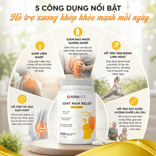 ARRAVITE Joint Pain Relief Australia – Hỗ Trợ Xương Khớp Khỏe Mạnh, Giảm Đau Nhức Cơ Khớp – Dành Cho Người Hay Vận Động