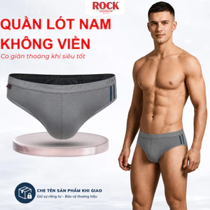 Quần Lót Nam ROCK 027 Bigsize Chất Liệu Cotton Co Giãn 4 Chiều Thoải Mái, Quần Sịp Nam Kiểu Dáng Sang Trọng Cao Cấp