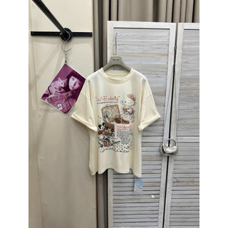 •𝙆𝙞𝙣𝙜𝙨𝙝𝙤𝙥𝙗𝙚𝙖𝙪𝙩𝙮•Áo Phông Kitty Hoạ Tiết QC