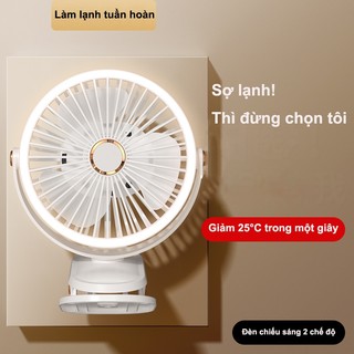Quạt Mini Để Bàn Có Kẹp, Quay Đầu Tự Do 720 Độ,Động Cơ Không Ồn, Gió Mát Rượi, Quạt Đa Năng Cho Phòng Ngủ, Bếp