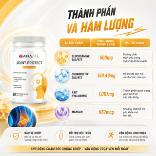 Viên uống bổ khớp Arravite Joint Protect 90 viên