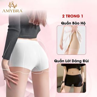 [BST 2026] Quần Lót Nữ Mặc Váy Thoáng Mát, Quần Đùi Mặc Trong Váy Ôm Body AMYBRA V8205