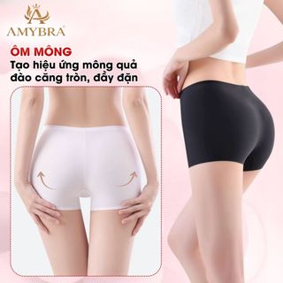 [BST 2026] Quần Lót Nữ Mặc Váy Thoáng Mát, Quần Đùi Mặc Trong Váy Ôm Body AMYBRA V8205