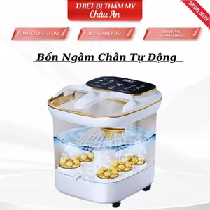 Bồn Ngâm Chân, Bồn Massage Chân Tự Động Chăm Sóc Sức Khoẻ, Tự Làm Nóng Nước Giúp Thư Giãn, Lưu Thông Máu