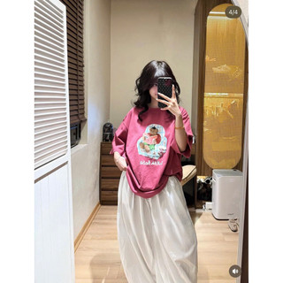 •𝙆𝙞𝙣𝙜𝙨𝙝𝙤𝙥𝙗𝙚𝙖𝙪𝙩𝙮•Áo Phông Gấu Đọc Sách Cute QC