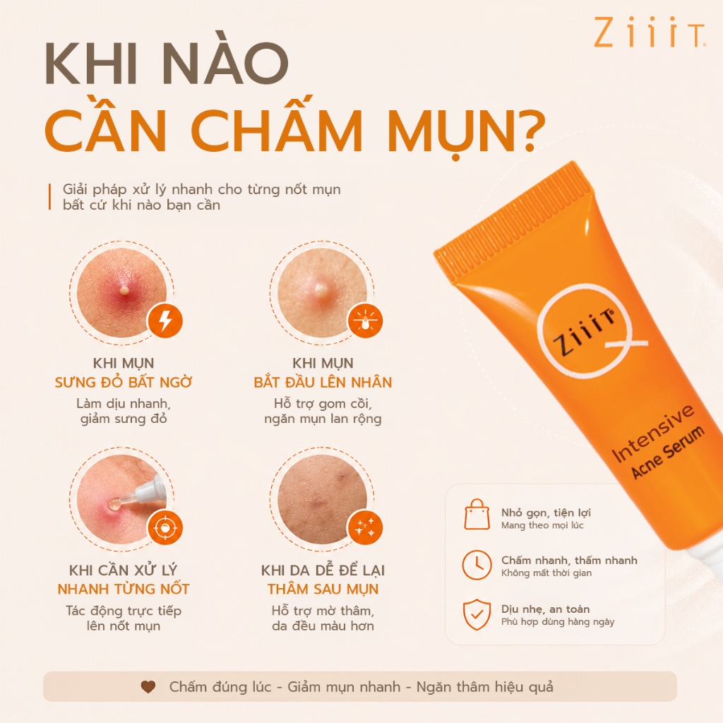 Gel Chấm Mụn Trứng Cá Mờ Thâm Dành Cho Da Dầu Mụn BHA ZiiiT Quix 5g