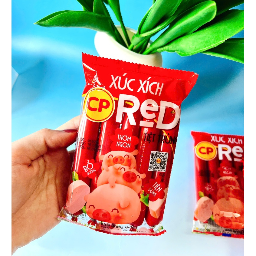 Gói 100g xúc xích tiệt trùng Heo CP