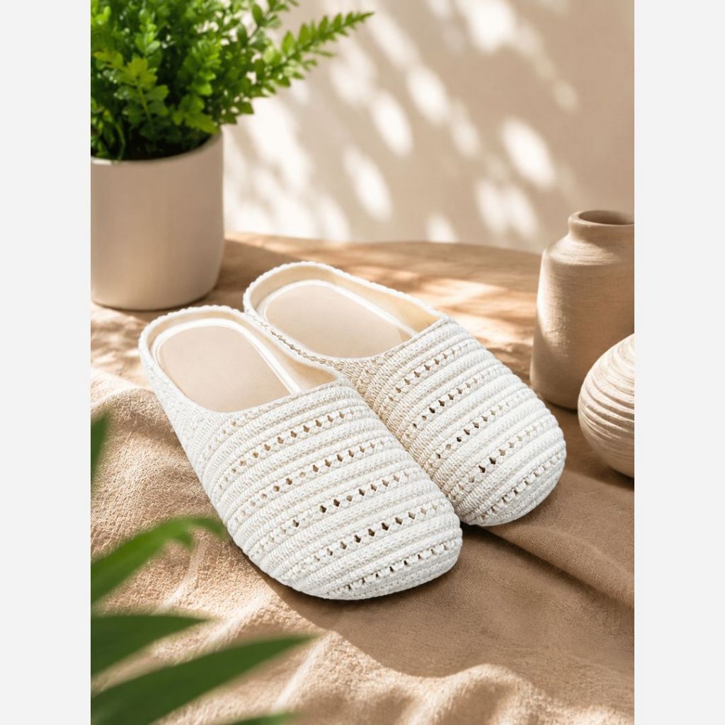 Dép sục nữ thiết kế phong cách vintage, chất liệu cao su non êm mềm thoáng khí