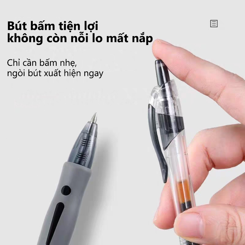 Bút Gel, Đen, Học Sinh, Xanh, Đỏ, Bấm, 0.5mm, Bút Bi, Tiện Dụng, Bán Chạy, Chất Lượng, Cao Cấp, Bền Đẹp