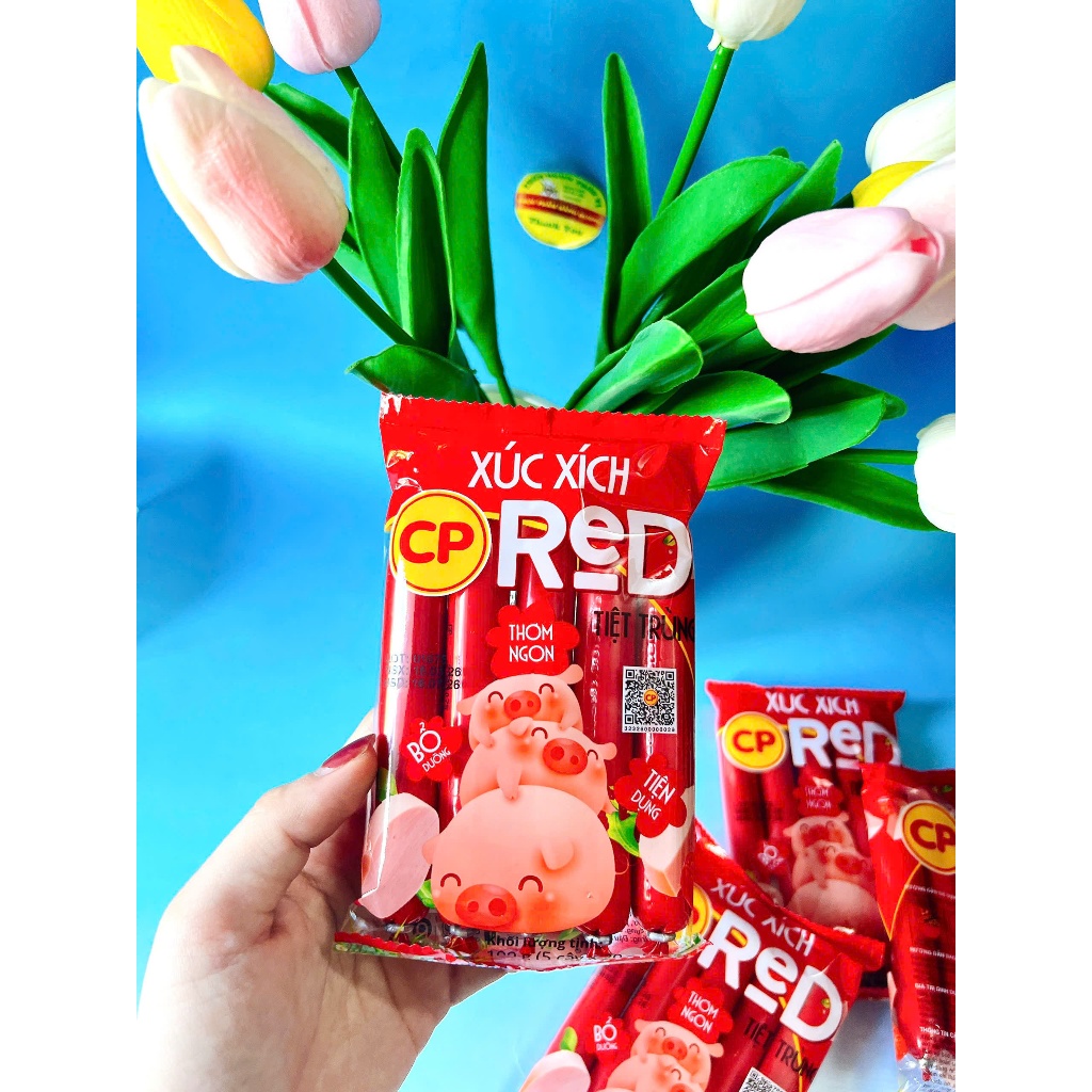 Set 5 gói xúc xích tiệt trùng CP, mỗi gói 100g