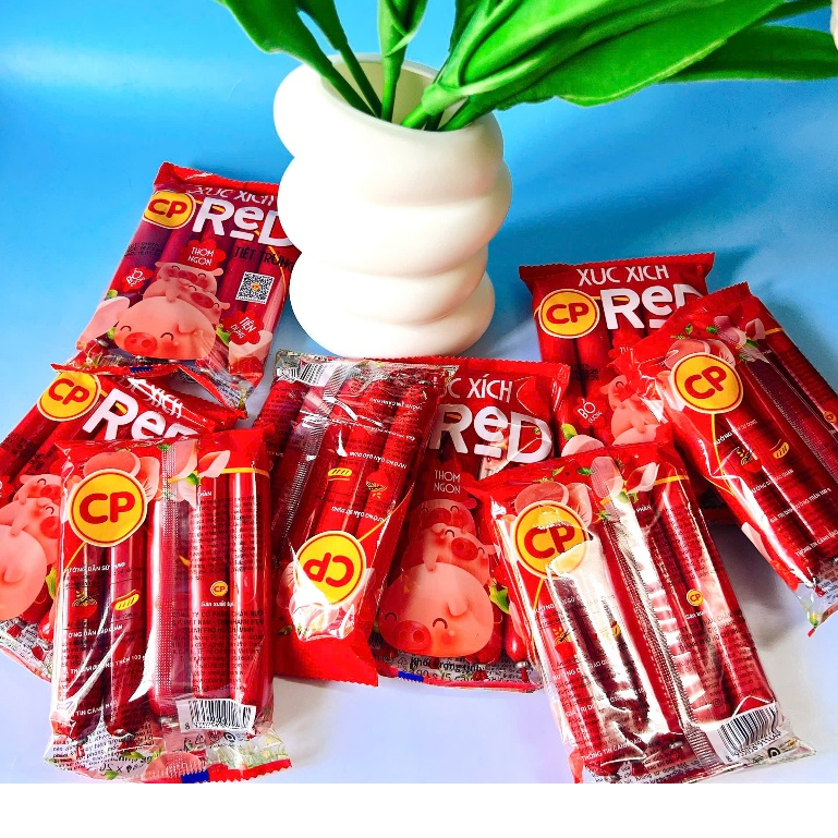 Set 5 gói xúc xích tiệt trùng CP, mỗi gói 100g