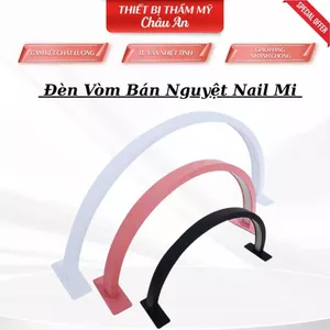 Đèn Led Bán Nguyệt Làm Nail Móng Chân, Móng Tay, Nối Mi, Với Thiết Kế 3 Màu Ánh Sáng Cao Cấp