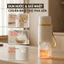 Bình Hâm Nước Pha Sữa Di Động Không Dây T12 Đun Nước Thông Minh 500ml Giữ Nhiệt Tiện Lợi Du Lịch Cho Bé IQKAO