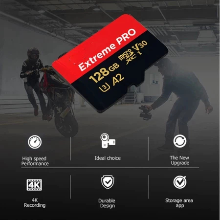 Thẻ Nhớ MicroSDHC SanDisk Ultra/Extreme Pro 128GB – Chuẩn V30 U3 – Tốc Độ 200MB/s – Đẳng Cấp Chuyên